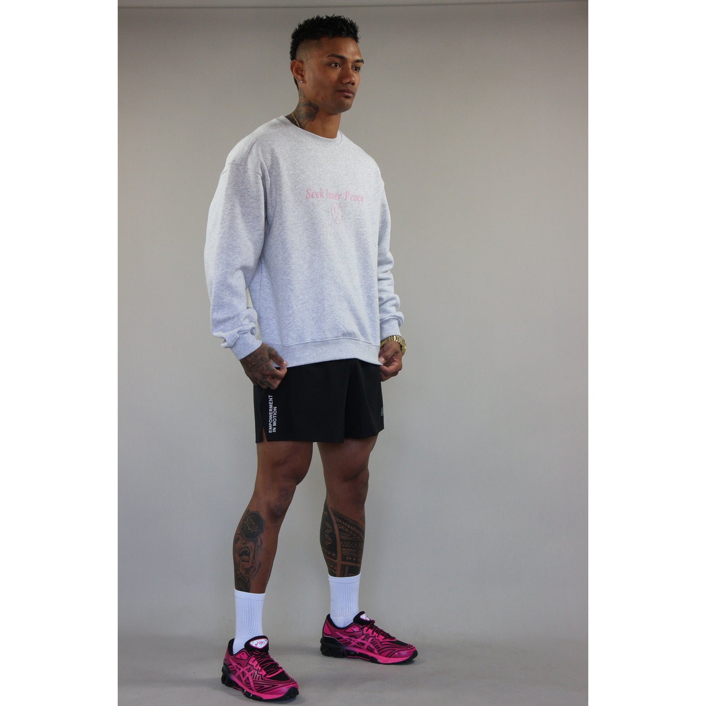 SIP Unisex Crew Neck - Grey Marle