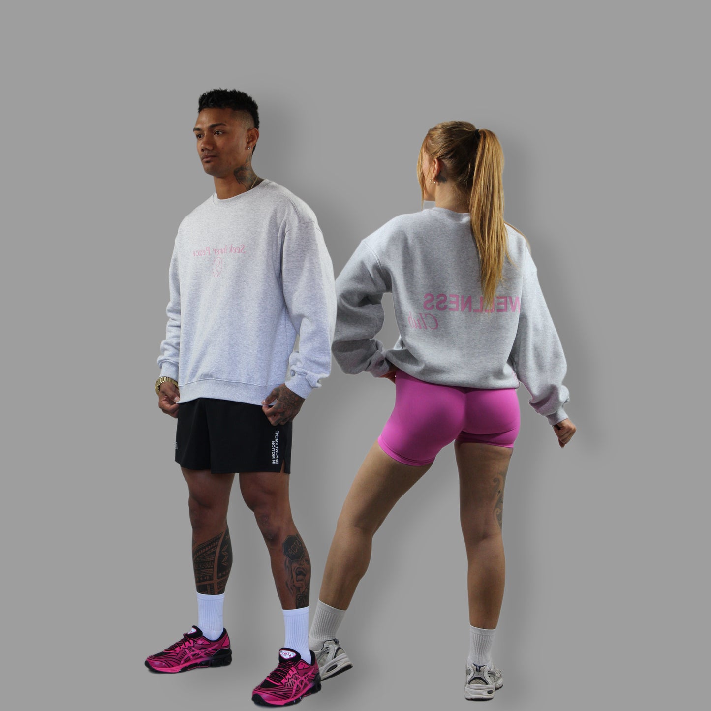 SIP Unisex Crew Neck - Grey Marle