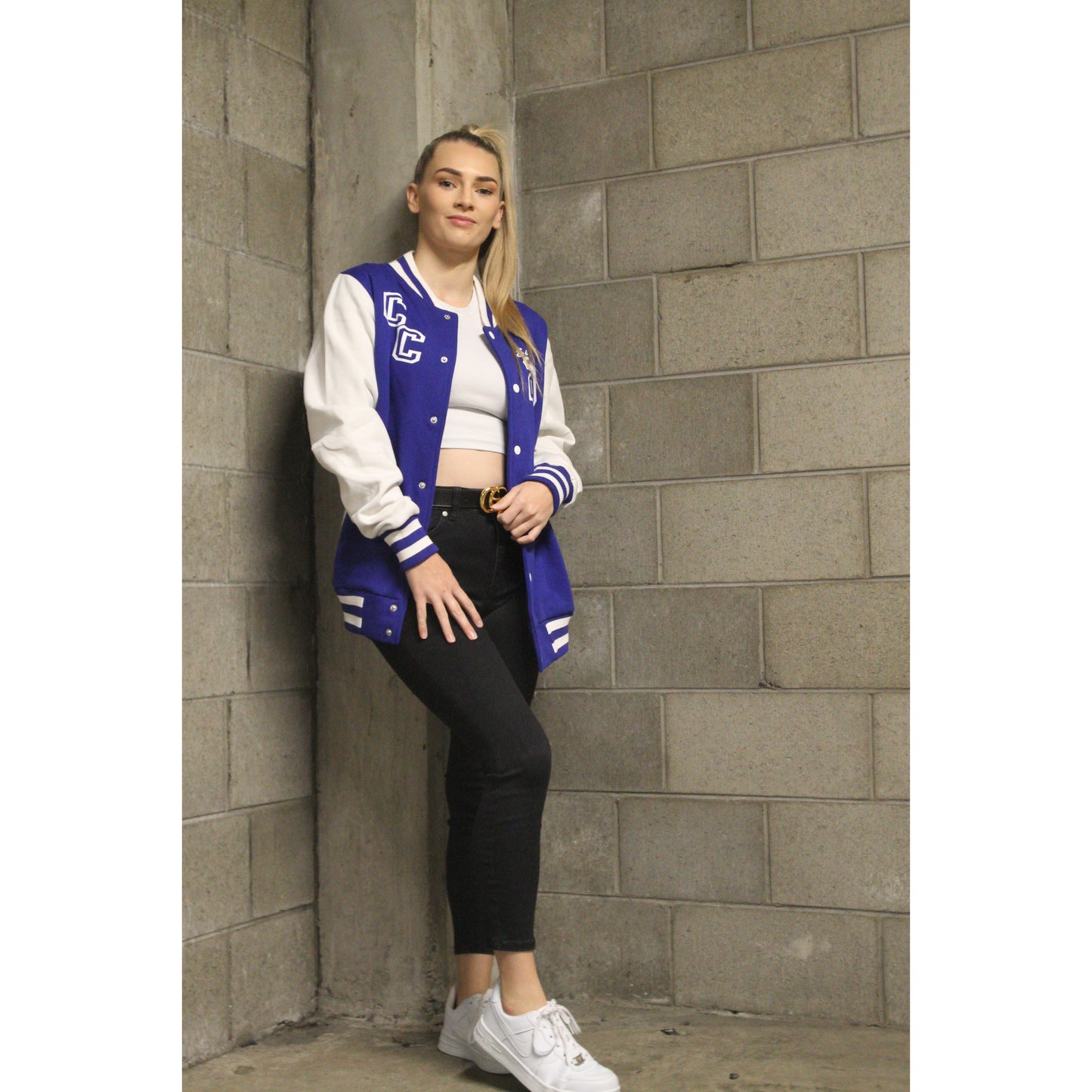 Blue Champions Varsity Jacket