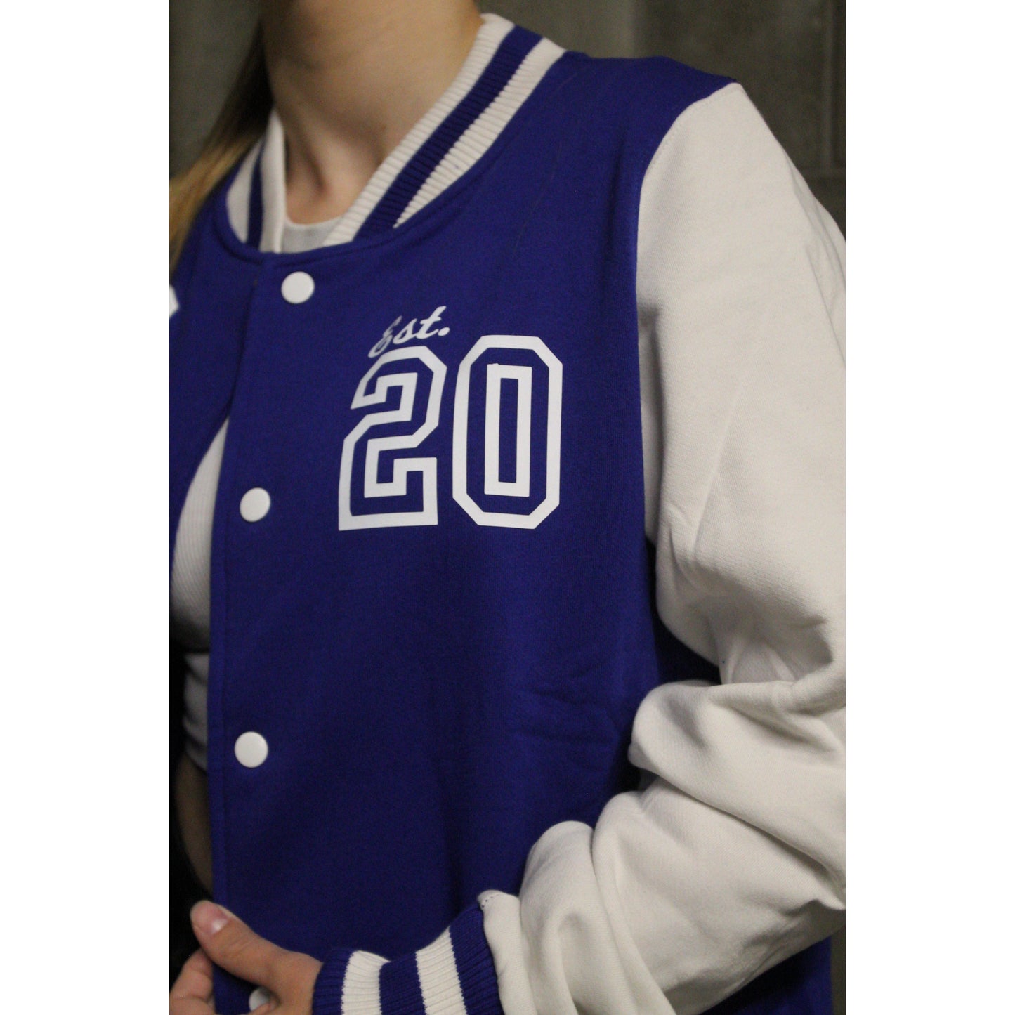 Blue Champions Varsity Jacket
