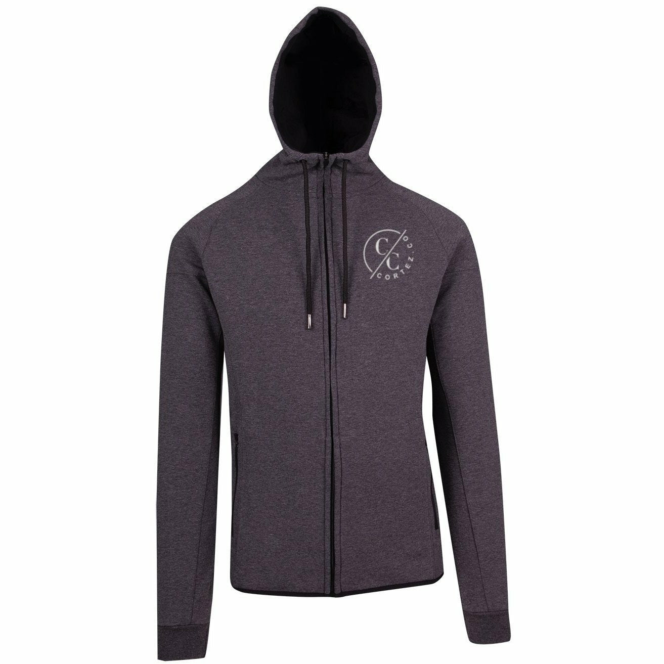 Dark Marl Elite Zip Up Hoodie