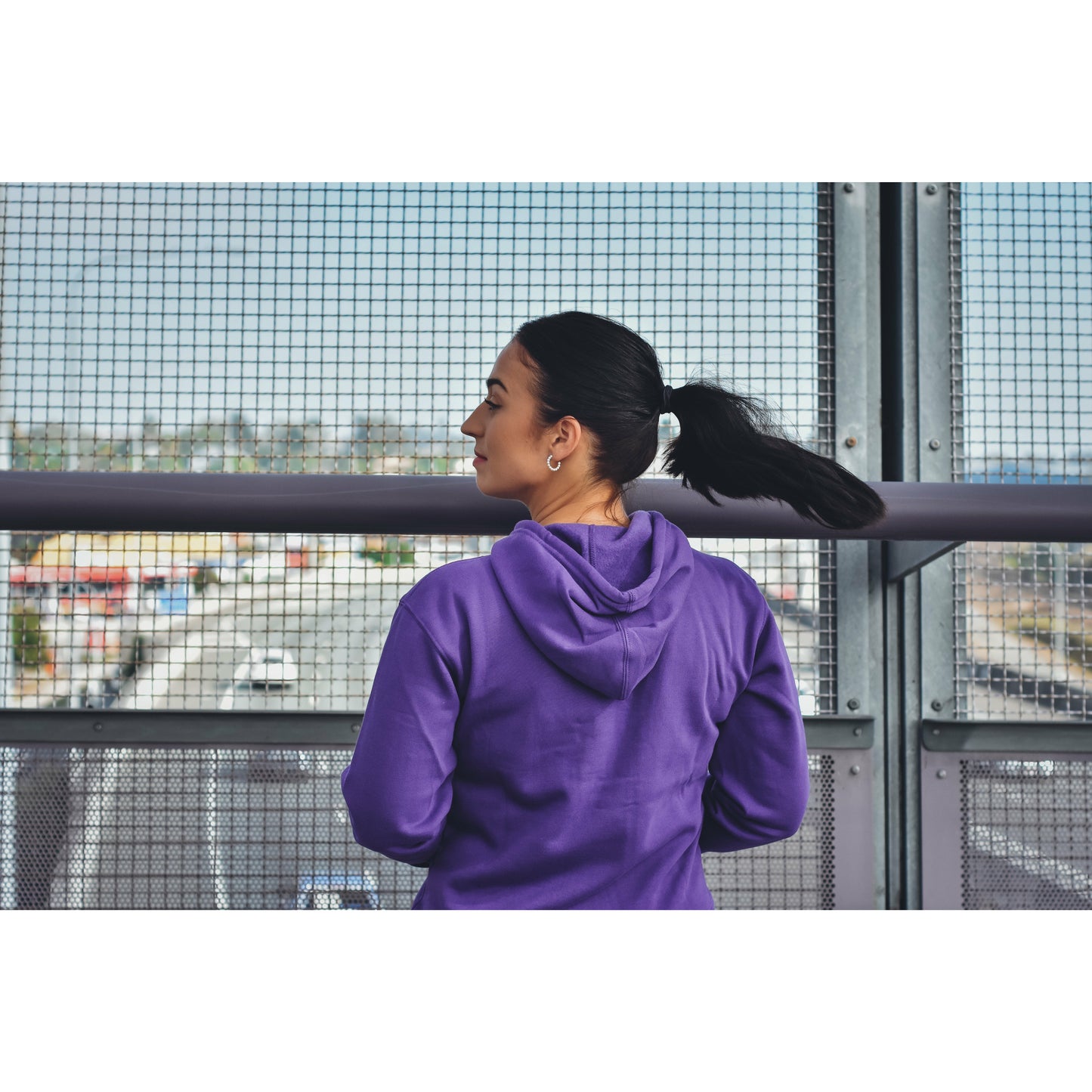 Purple Signature Hoodie