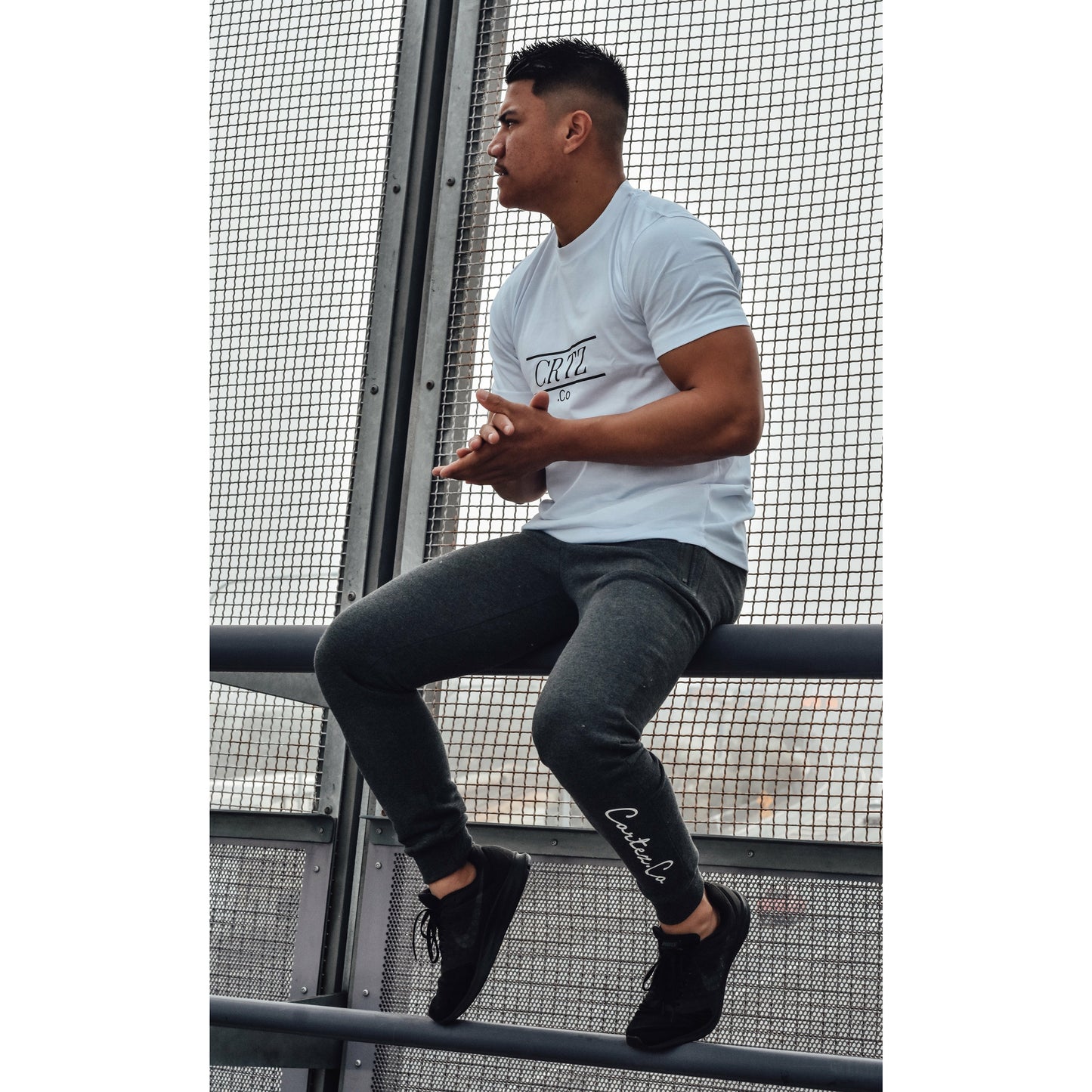 Dark Marl Signature Track Pants
