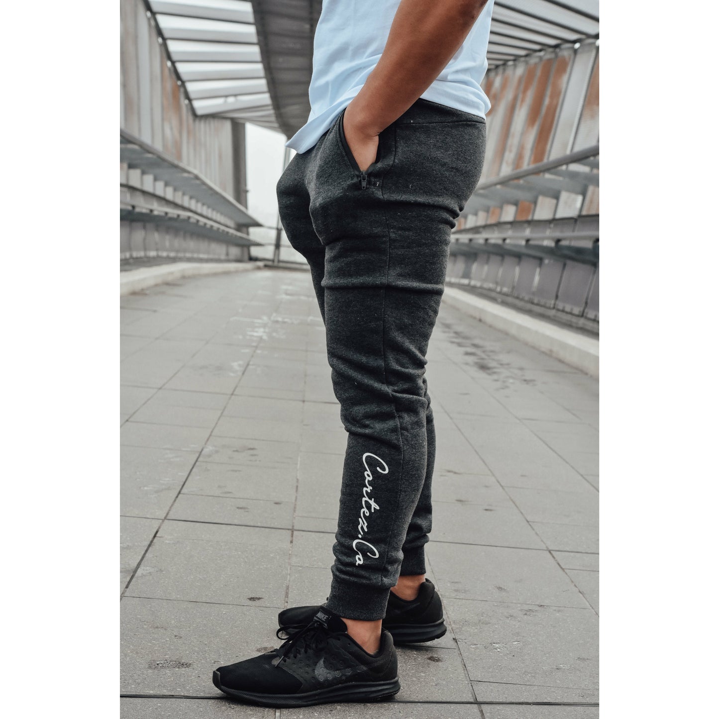 Dark Marl Signature Track Pants
