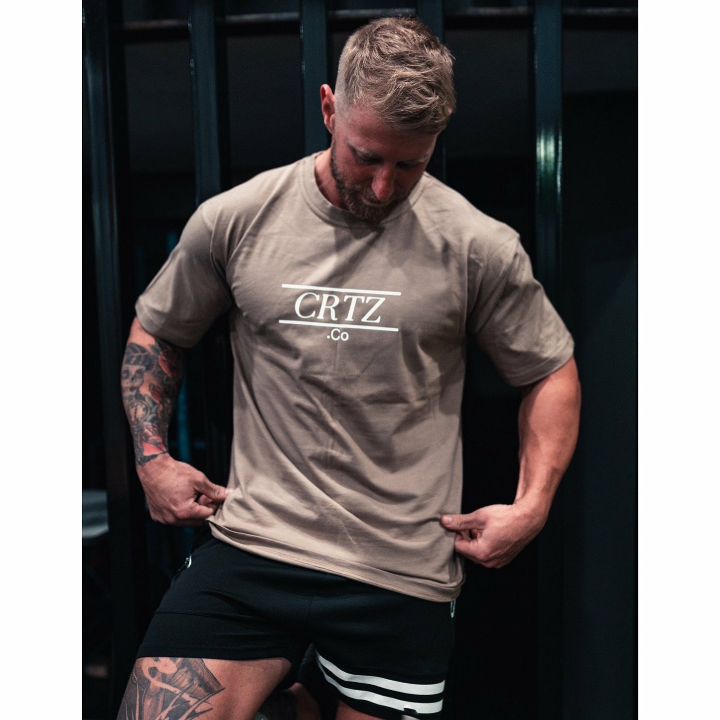 Stone Oversized Lifestyle T-Shirt