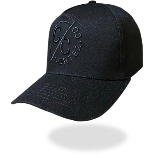 BLK ON BLK A-Frame CC Snapback