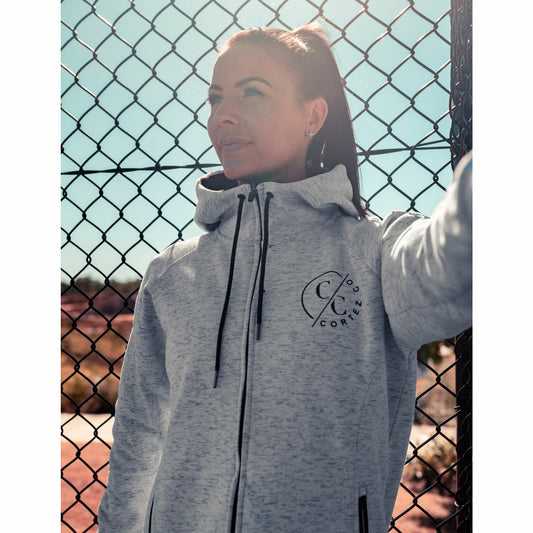 Marl Elite Zip Up Hoodie